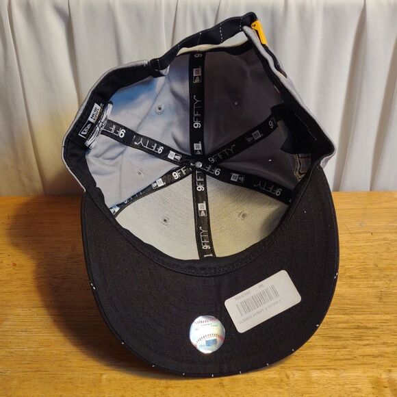 New Era 9Fifty Pittsburgh Pirates Pinstripe Strapback Hat - New - Picture 7 of 10